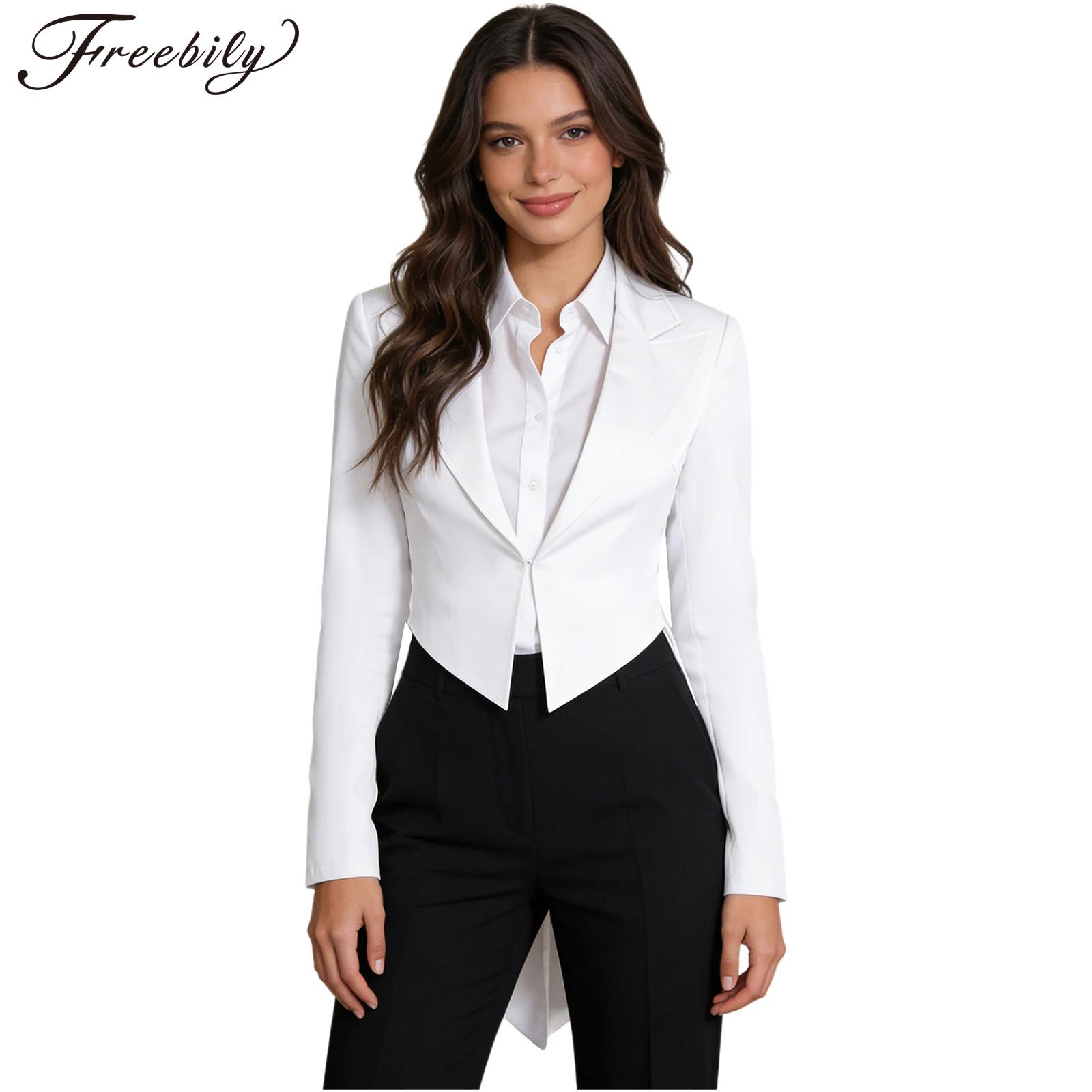 Womens Blazer - Womens Nightclub Cocktails Tailcoat Waitress Cosplay