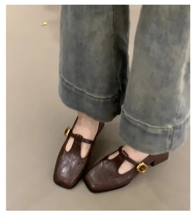 Women Square Toe T-Strap Mary  - đánh giá và giá Womens Heels