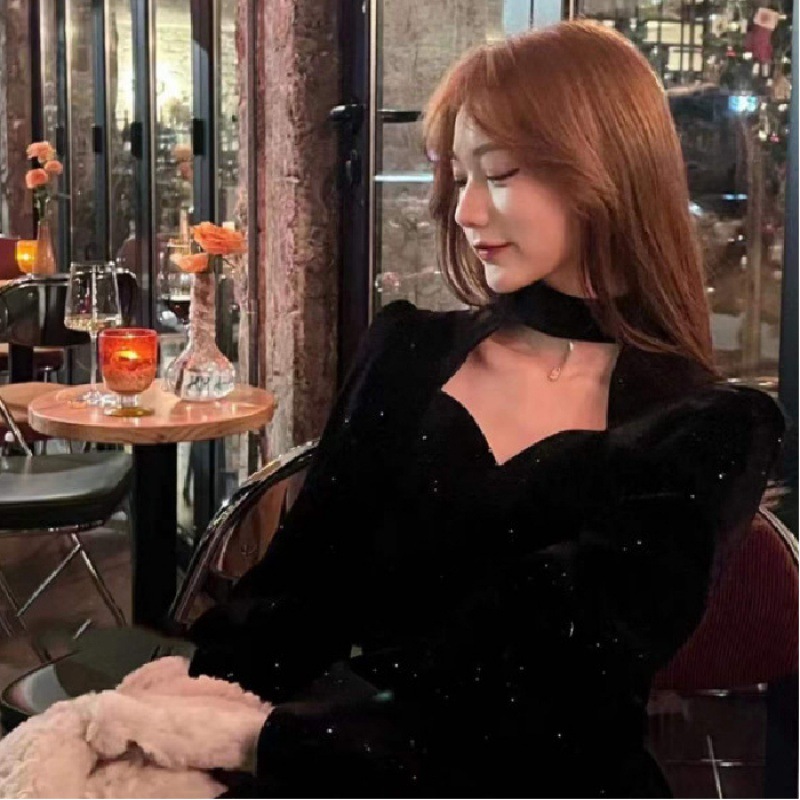 Fine Sparkling Velvet Dress Wo - đánh giá và giá Women'S Red Formal Wear